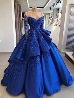 Abendkleid Blau Online | Abendkleider Lang Günstig