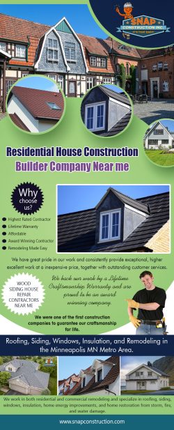 Residential House Construction Builder Company Near Minneapolis