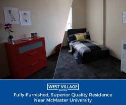 Fully-Furnished, Superior Quality Residence Near McMaster University