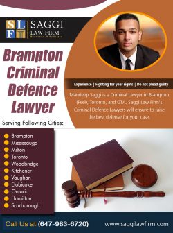 Brampton Criminal Defence Lawyer