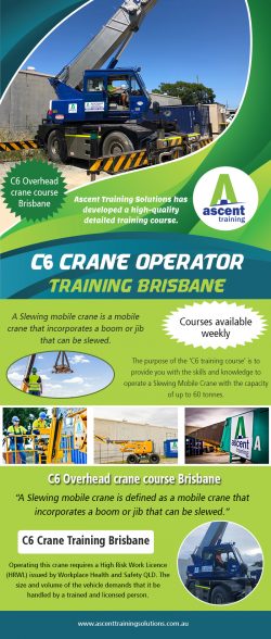 C6 Crane operator training Brisbane