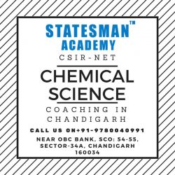 CSIR NET Chemistry Exam Coaching