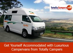 Get Yourself Accommodated with Luxurious Campervans from Totally Campers