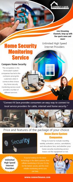 Home Security Monitoring Service | 8554858733 | connectnsave.com