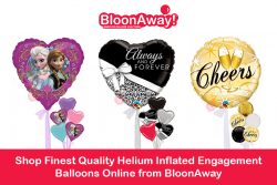 Shop Finest Quality Helium Inflated Engagement Balloons Online from BloonAway