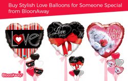 Buy Stylish Love Balloons for Someone Special from BloonAway