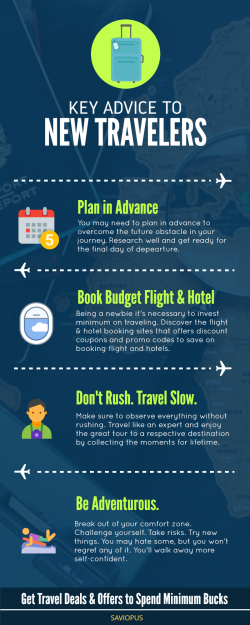 Key Advice to New Travelers 2019- Infographic