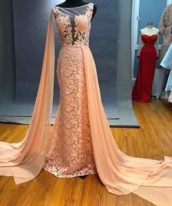 Elegante Abendkleider Lang Günstig | Spitze Abendkleid Online