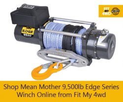 Shop Mean Mother 9,500lb Edge Series Winch Online from Fit My 4wd