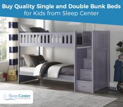 Buy Quality Single and Double Bunk Beds for Kids from Sleep Center