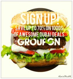 Groupon Sign Up Offer UAE