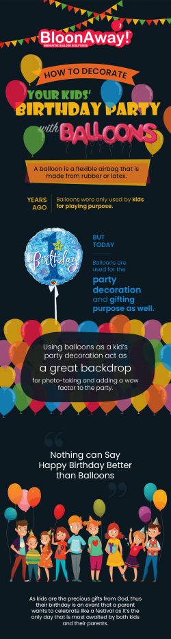 How to Decorate Your Kids’ Birthday Party with Balloons