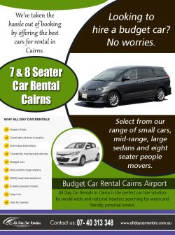 7 & 8 Seater Car Rental Cairns