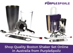 Shop Quality Boston Shaker Set Online in Australia from PurpleSpoilz