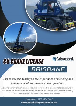 C6 Crane License Brisbane | Call – 0756580040 | advancedtrainingandconstruction.com