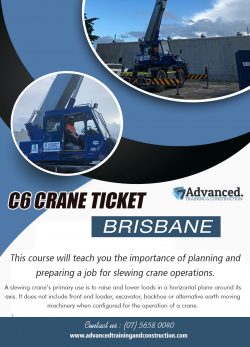 C6 Crane Ticket Brisbane | Call – 0756580040 | advancedtrainingandconstruction.com