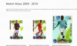 English football cards