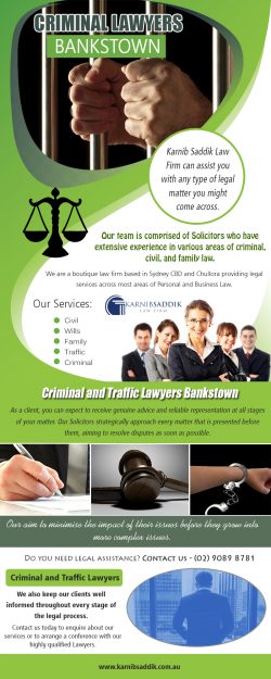 Criminal Lawyers Bankstown | Call-0290898781 | karnibsaddik.com.au