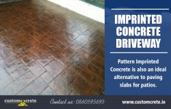 Imprinted Concrete Driveway | Call us 0860595695 | customcrete.ie