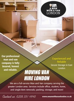 Moving Van Hire London