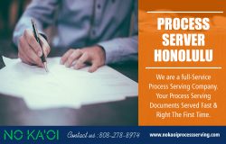 Process Server Honolulu