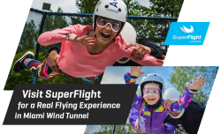 Visit SuperFlight for a Real Flying Experience in Miami Wind Tunnel