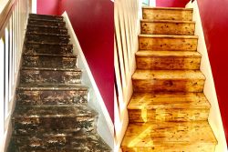 Stairs Sanding & Refinishing