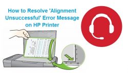 How to resolve ‘Alignment Unsuccessful’ Error Message on HP Printer