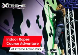 Indoor Ropes Course Adventure at Xtreme Action Park