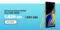 Samsung Galaxy Note9 AED 1,829 Only at Noon+ Coupon Code