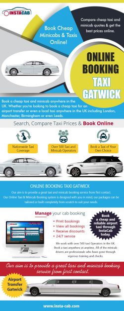 Online Booking Taxi Gatwick