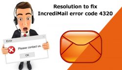 Resolution to fix Incredimail Error Code 4320