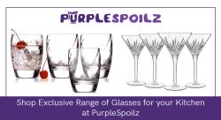 Shop Exclusive Range of Glasses for your Kitchen at PurpleSpoilz