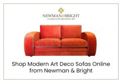 Shop Modern Art Deco Sofas Online from Newman & Bright