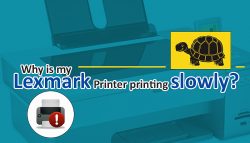 Why is my Lexmark Printer printing slowly?