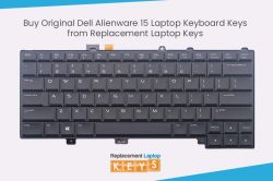 Buy Original Dell Alienware 15 Laptop Keyboard Keys from Replacement Laptop Keys