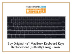 Buy Original 12” MacBook Keyboard Keys Replacement (Butterfly) 2015 – 2016