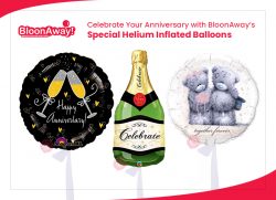 Celebrate Your Anniversary with BloonAway’s Special Helium Inflated Balloons