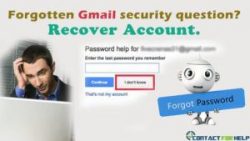 Recover Gmail Account Password Even If You Forgot the Security Question