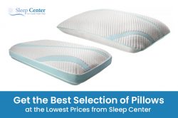 Get the Best Selection of Pillows at the Lowest Prices from Sleep Center