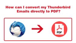 How can I convert my Thunderbird Emails directly to PDF?