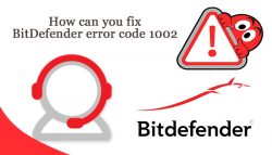 How can you fix BitDefender error code 1002?