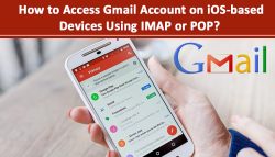 How to access Gmail account on iOS-based devices using IMAP or POP?