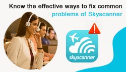 Know the effective ways to fix common problems of Skyscanner