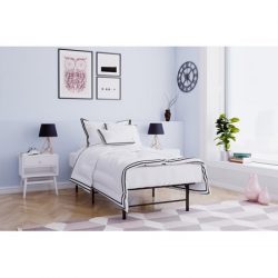 Mainstays Metal Platform Bed Frame/Foundation, Black, Multiple Sizes – Walmart.com