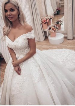 Designer Brautkleider Prinzessin | Hochzeitskleider mit Spitze Online