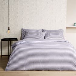 Christy Pyjama Stripe Bed Linen Indigo