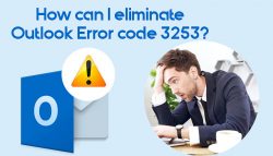 How can I eliminate Outlook Error code 3253?