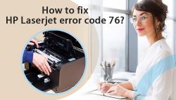 How to fix HP Laserjet error code 76?