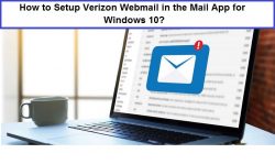 How to Setup Verizon Webmail in the Mail App for Windows 10?